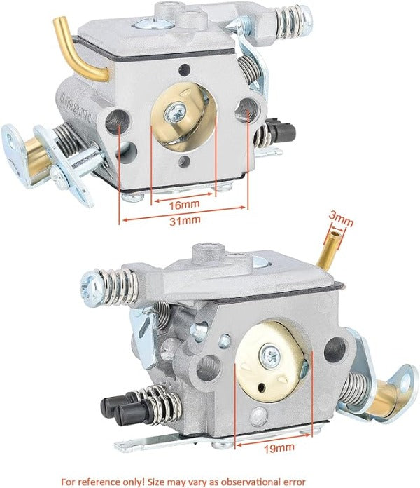 Carburetor Kit for Husqvarna 36, 41, 136, 137, 141, 142 Gas Chainsaw Replace W-29 WT-202 WT-239 WT-285 WT-289 WT-529