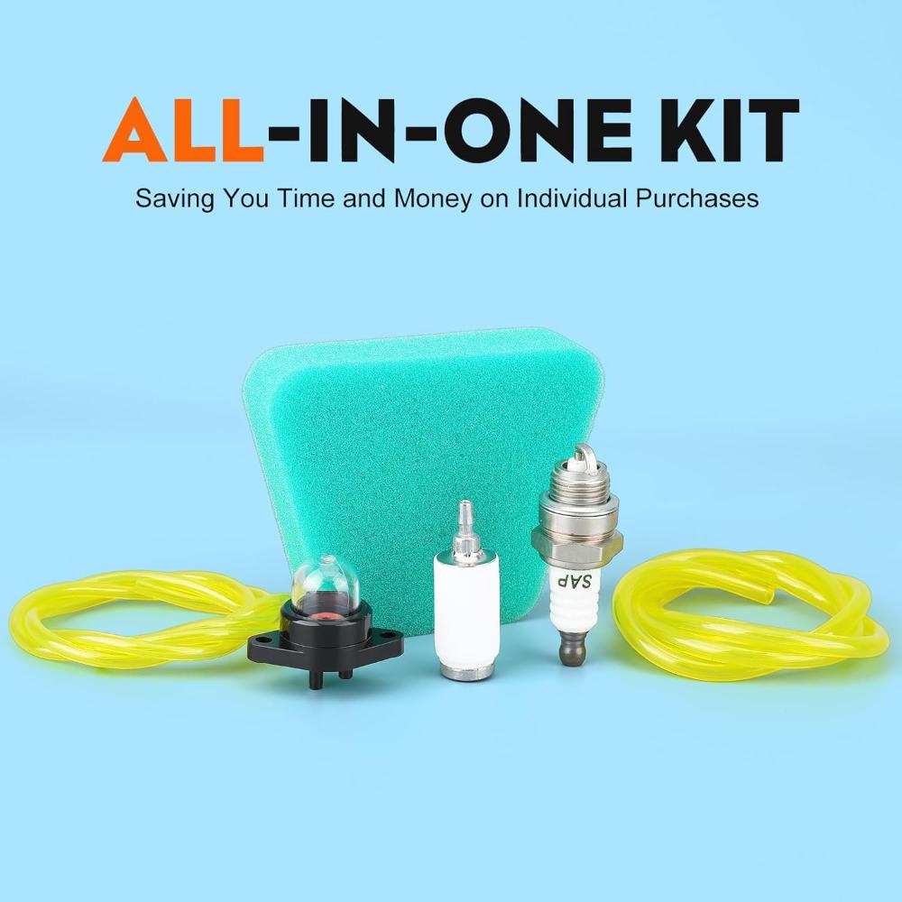 Hipa 530037793 Air Filter Maintenance Kit For Poulan 2150 2075 2055 2050 1975 1950 Chainsaw Parts With 188-513 530071835 530047213 Primer Bulb