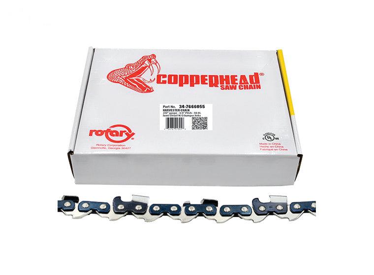 7666055 Rotary Harvester Saw Chain Loop 55Dl 3/4"