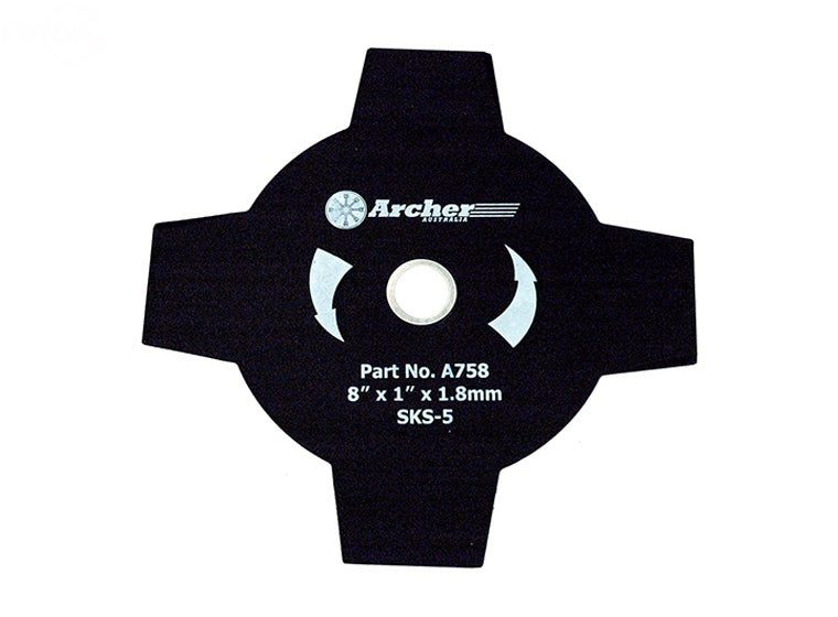 Rotary 7854 207-1685 NHC Brush Blade 8" X 1" 4T