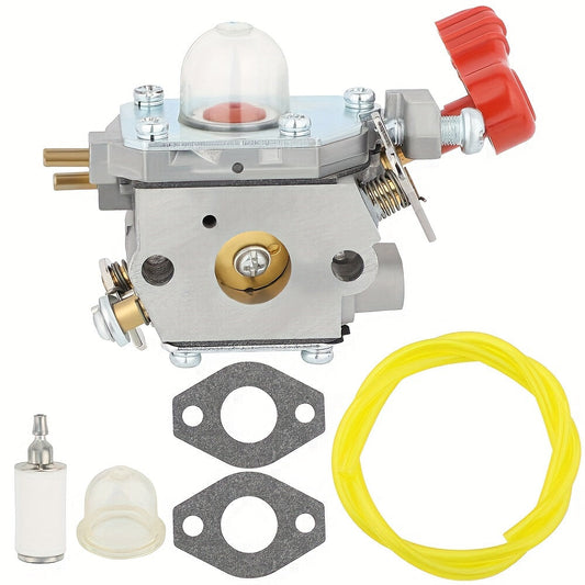 1pc C1U-P27 Carburetor Replacement Kit, For MTD MS2550 MS2560 Trimmer RM430 Blower Troy-Bilt TB2044XP TB25HT Trimmer, Includes Gaskets & Fuel Line, Easy Install, Precise Engine Dynamics