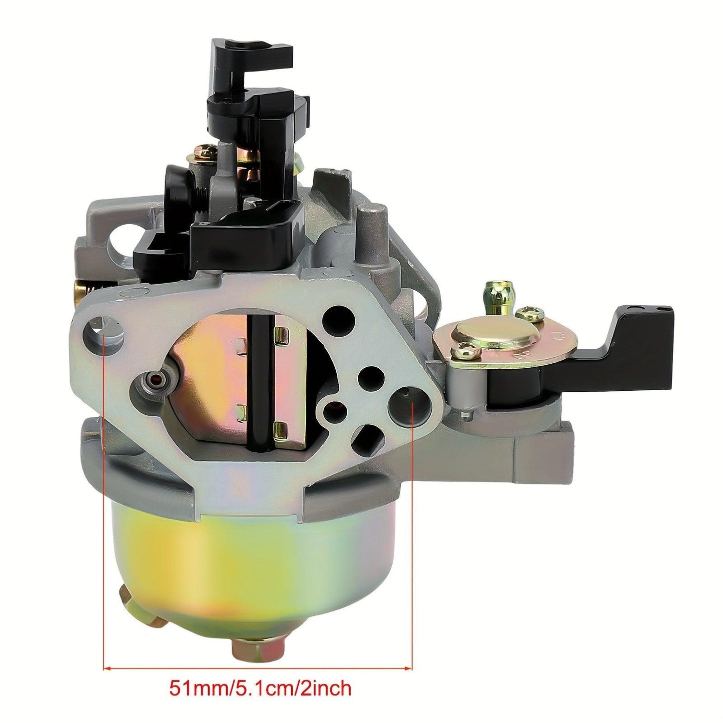 High-Performance Hipa GX390 Carburetor - Precision Fuel Mixing for Honda 13HP/11HP Engines, Compatible with Toro 22308 & 22330 Compact Utility Loaders - Durable GX390K1/GX390U1, Part #16100-ZF6-V01