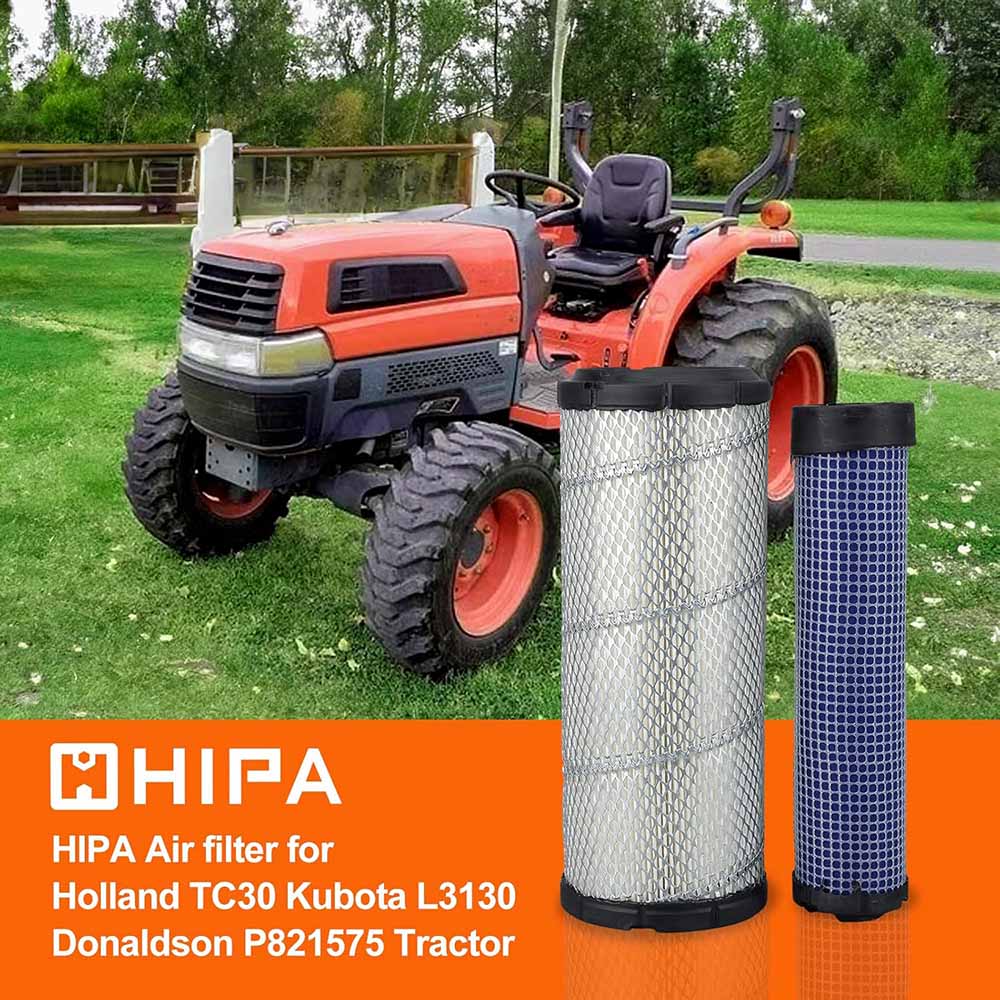 Hipa KH-25-083-01-S Air Filter for Kawasaki FX651V FX691V FX730V FX751V FX801V FX850V FD731V Engine Mower # 1013-7044 11013-7045