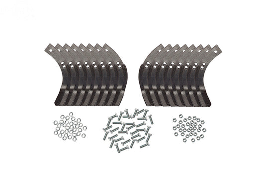 Rotary 8620 1901118A Fits Troy Bilt Tiller Tine Set