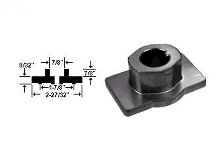 Rotary 8753 851514 Fits AYP, Sears Blade Adapter 7/8"