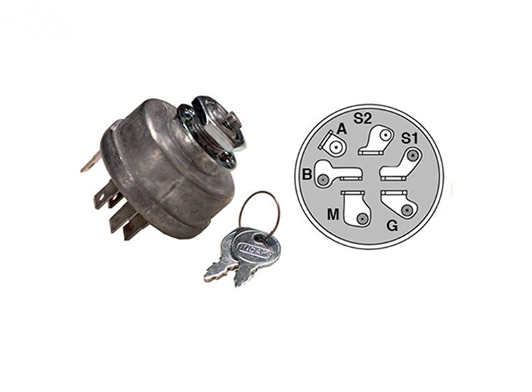 Rotary 9166 AM-38227 Fits John Deere Ignition Switch