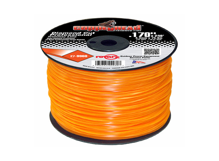 9960 Rotary Trimmer Line .170 3Lb Spool Diamond