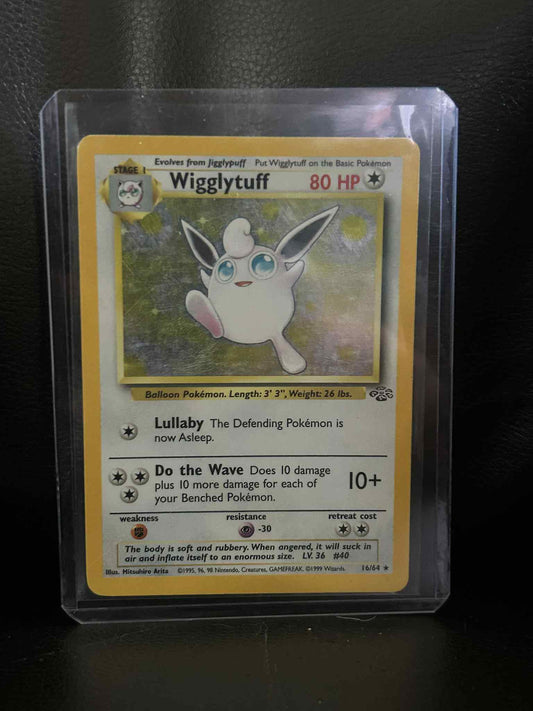 Wigglytuff - 16/64 - Holo Rare - Unlimited Edition  Jungle Pokemon