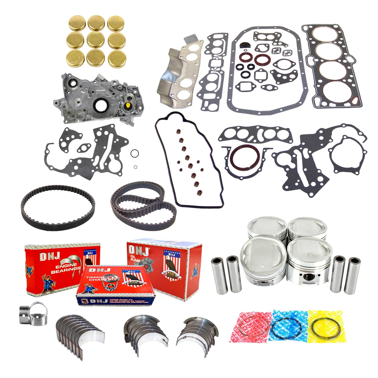 Master Engine Rebuild Kit 1987-1989 Dodge,Mitsubishi,Plymouth 2.0L