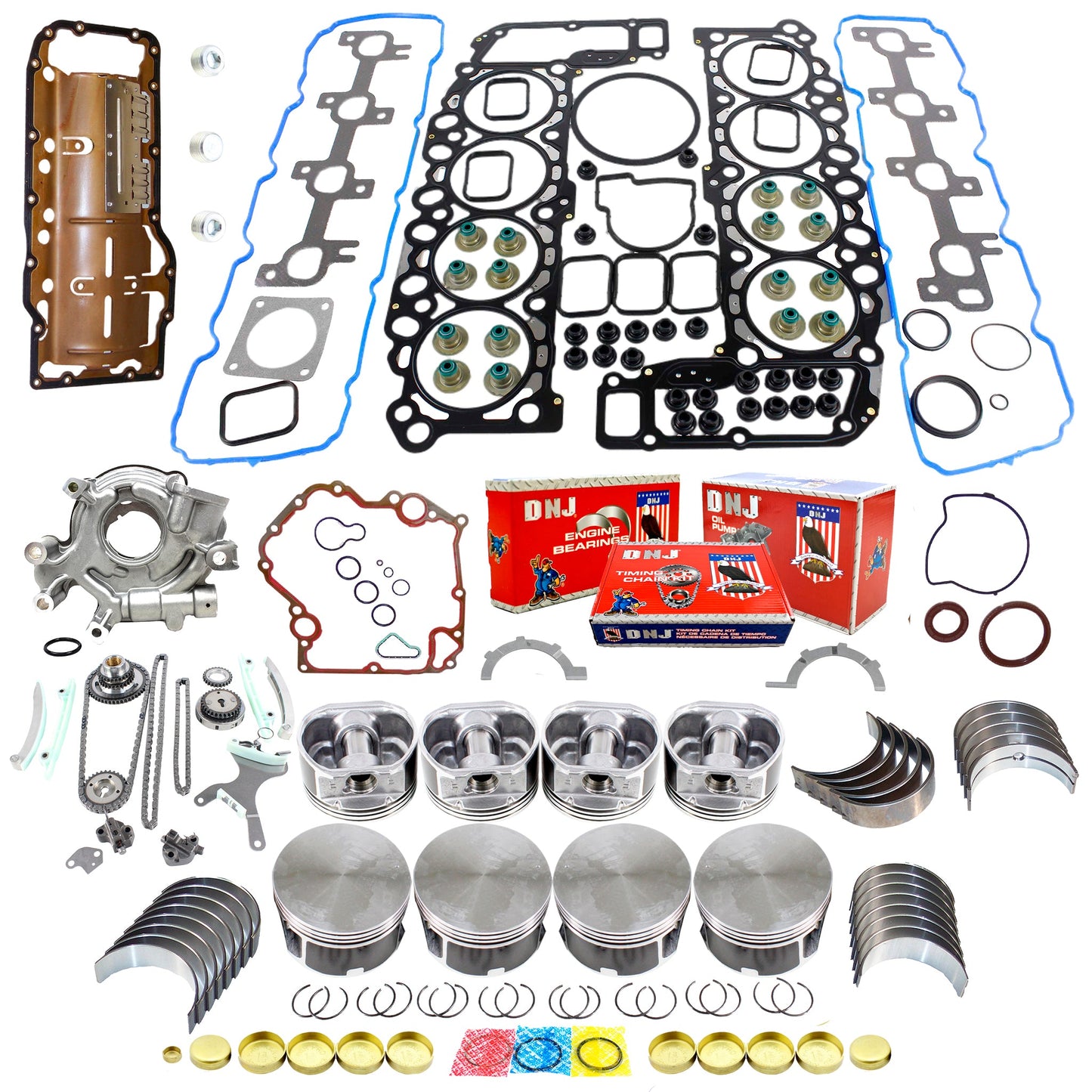 Master Engine Rebuild Kit 1999-2003 Dodge,Jeep 4.7L