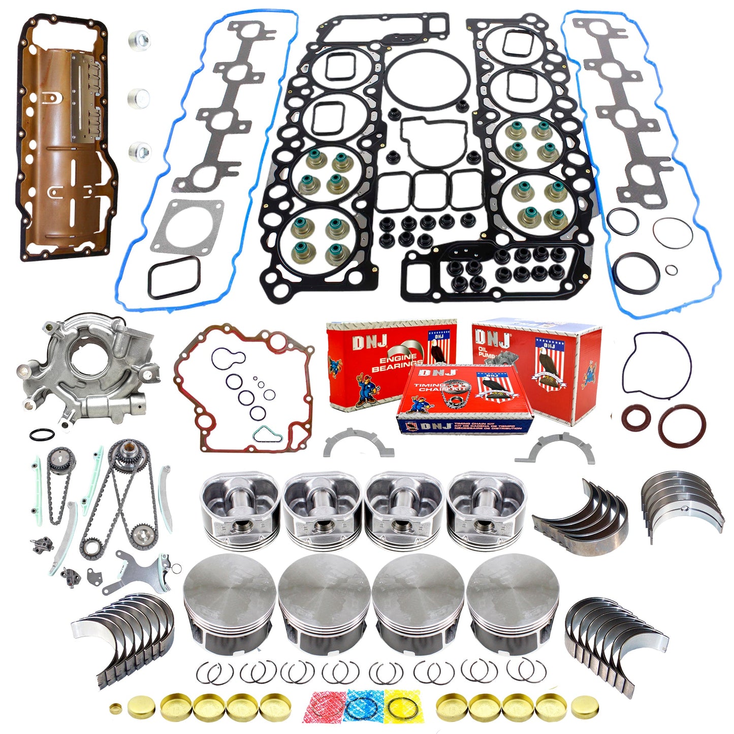 Master Engine Rebuild Kit 2002-2003 Dodge 4.7L