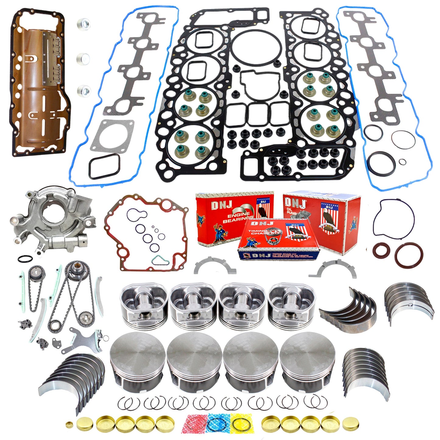 Master Engine Rebuild Kit 2002-2003 Dodge 4.7L