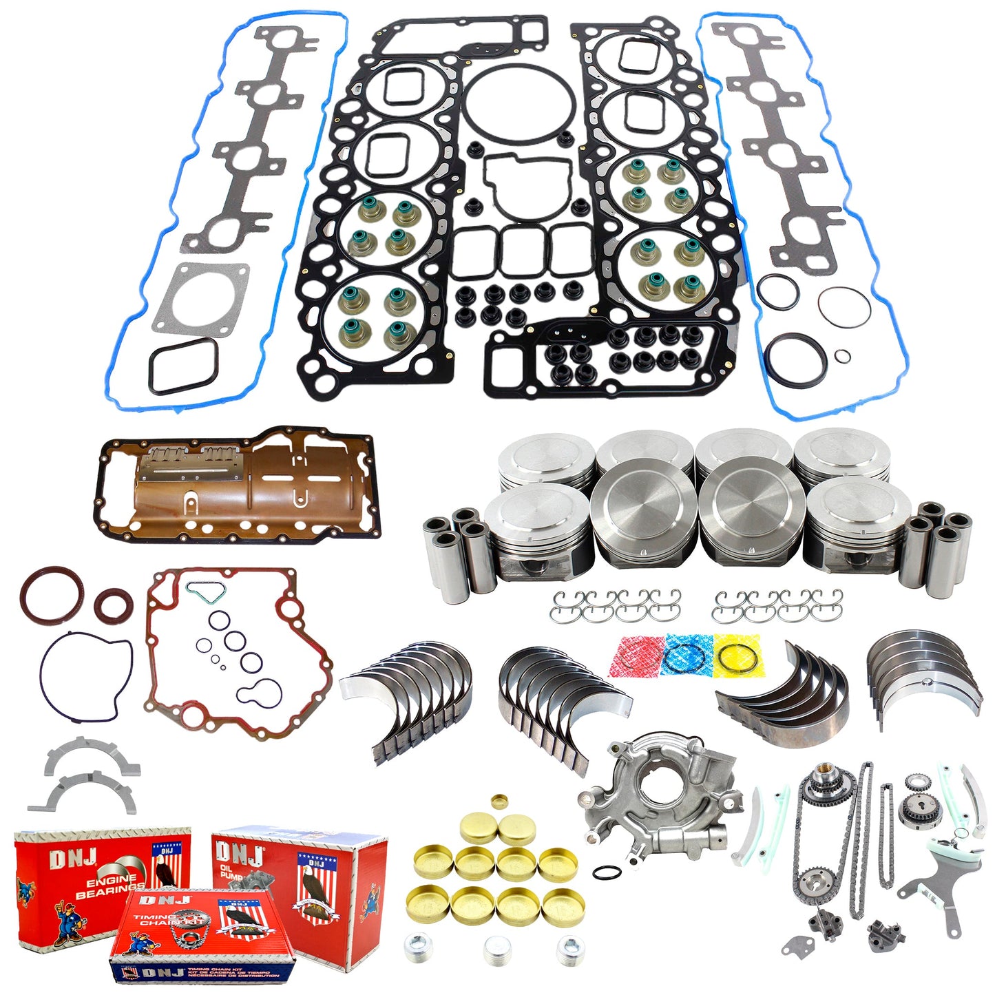 Master Engine Rebuild Kit 2002-2003 Jeep 4.7L