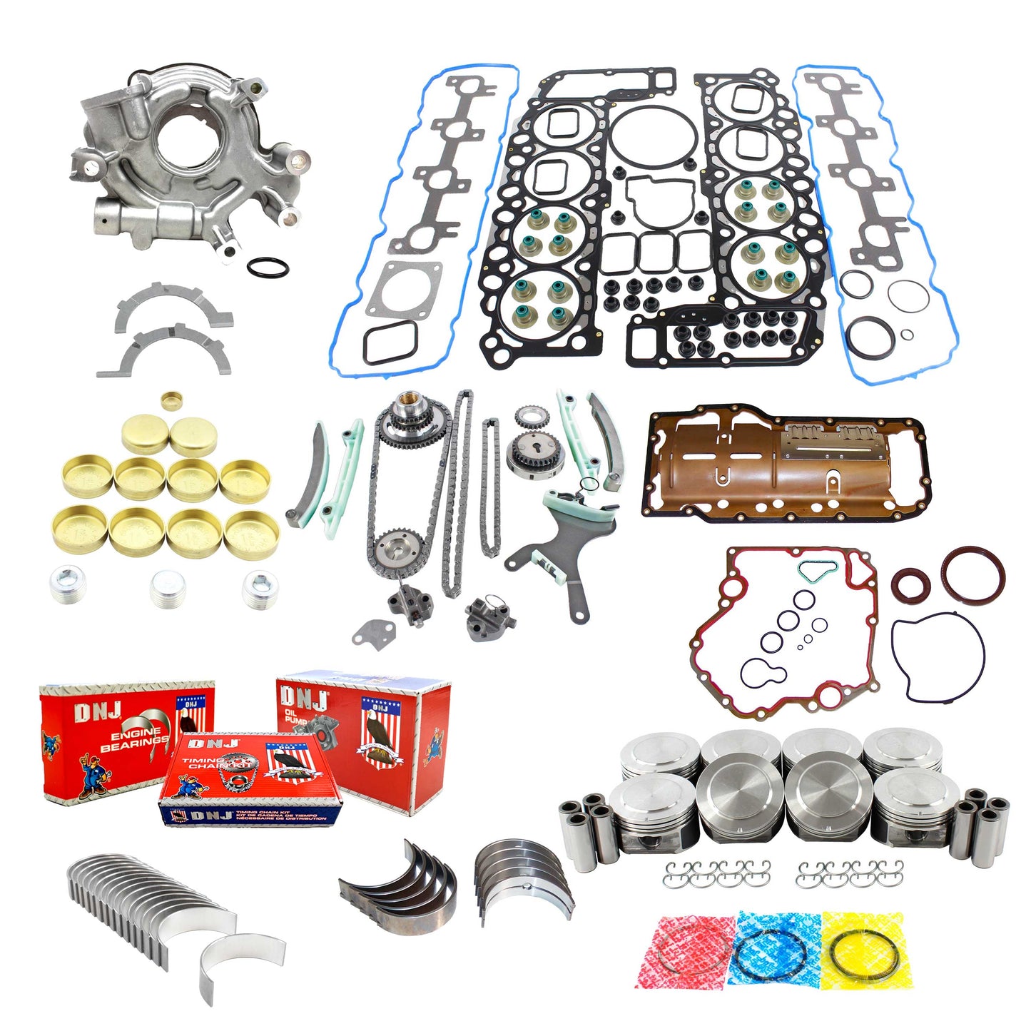Master Engine Rebuild Kit 2002-2003 Jeep 4.7L