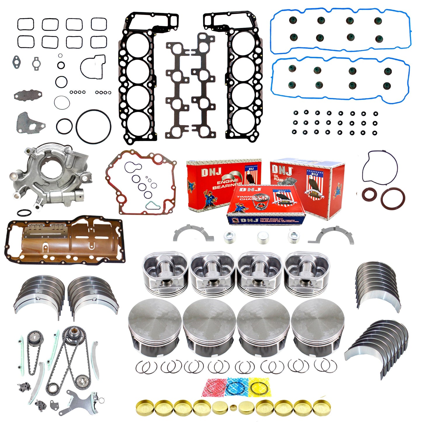 Master Engine Rebuild Kit 2004-2007 Dodge,Jeep,Mitsubishi 4.7L
