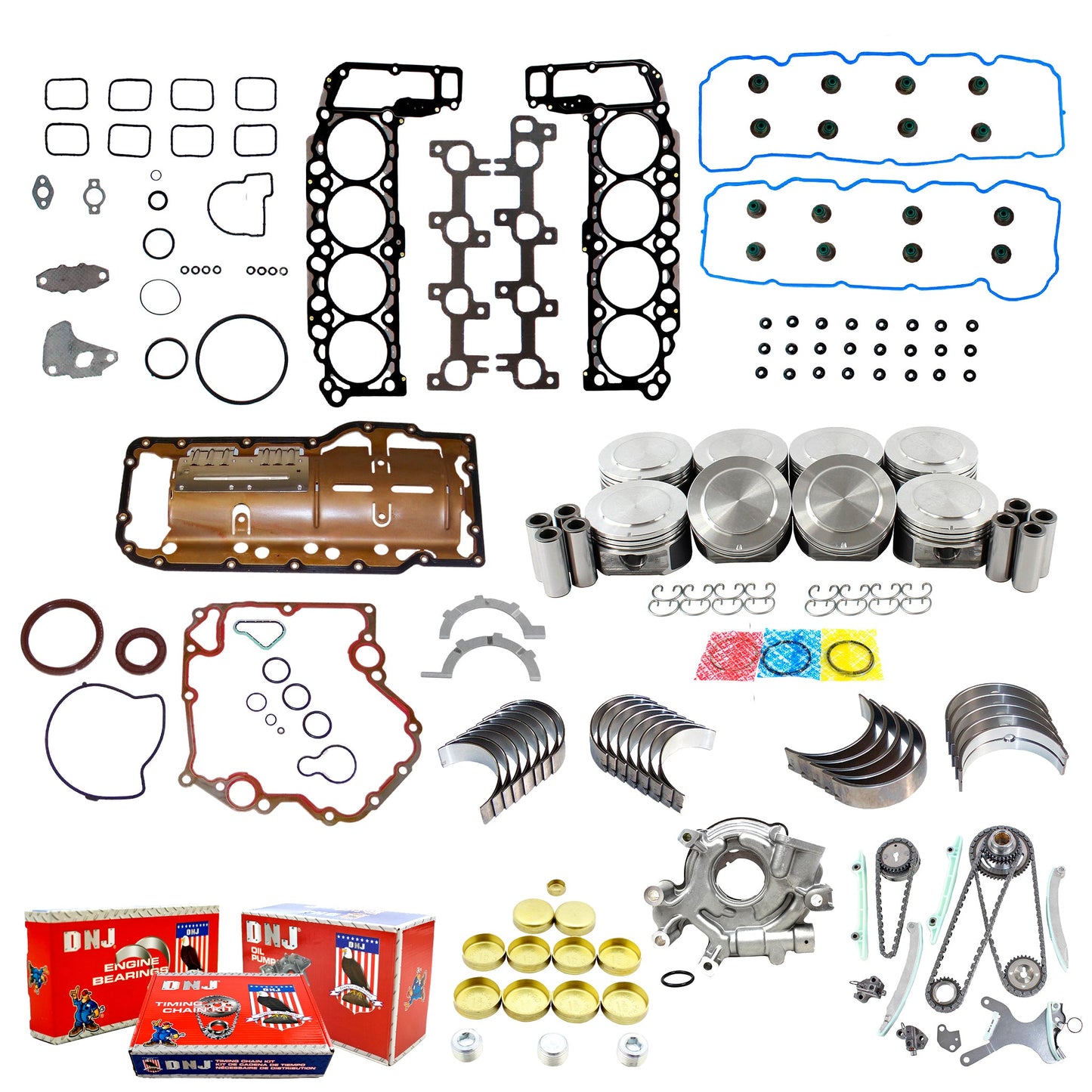 Master Engine Rebuild Kit 2005-2007 Dodge 4.7L