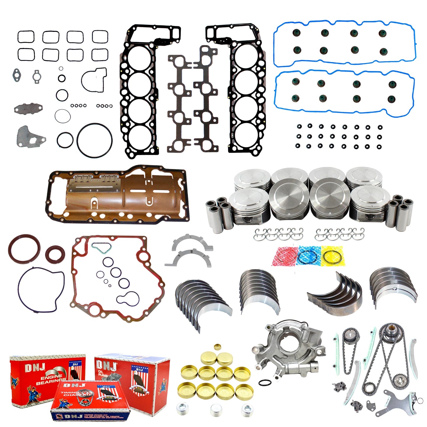 Master Engine Rebuild Kit 2005-2007 Dodge 4.7L