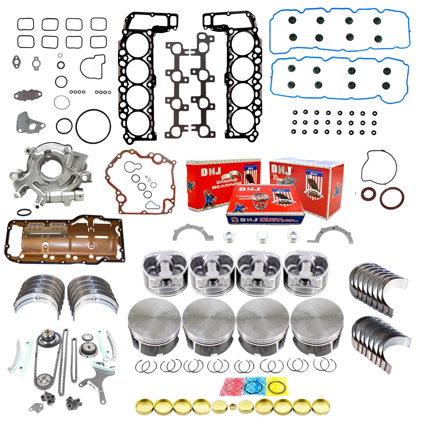 Master Engine Rebuild Kit 2004 Jeep 4.7L