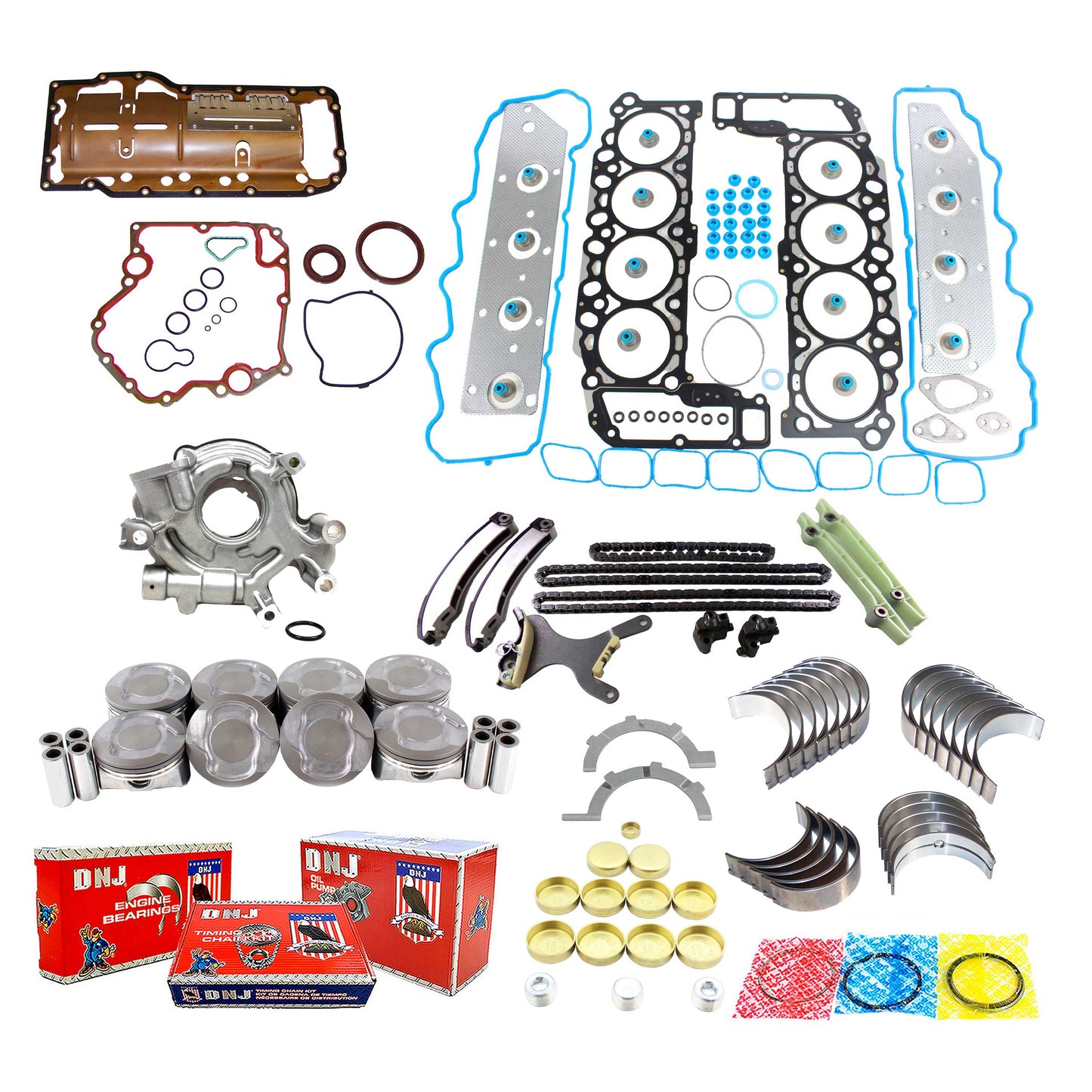 Master Engine Rebuild Kit 2008-2013 Chrysler,Dodge,Jeep,Ram 4.7L