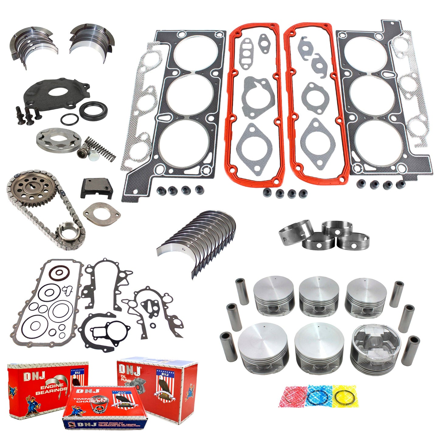 Master Engine Rebuild Kit 1998-2000 Chrysler,Dodge,Plymouth 3.8L