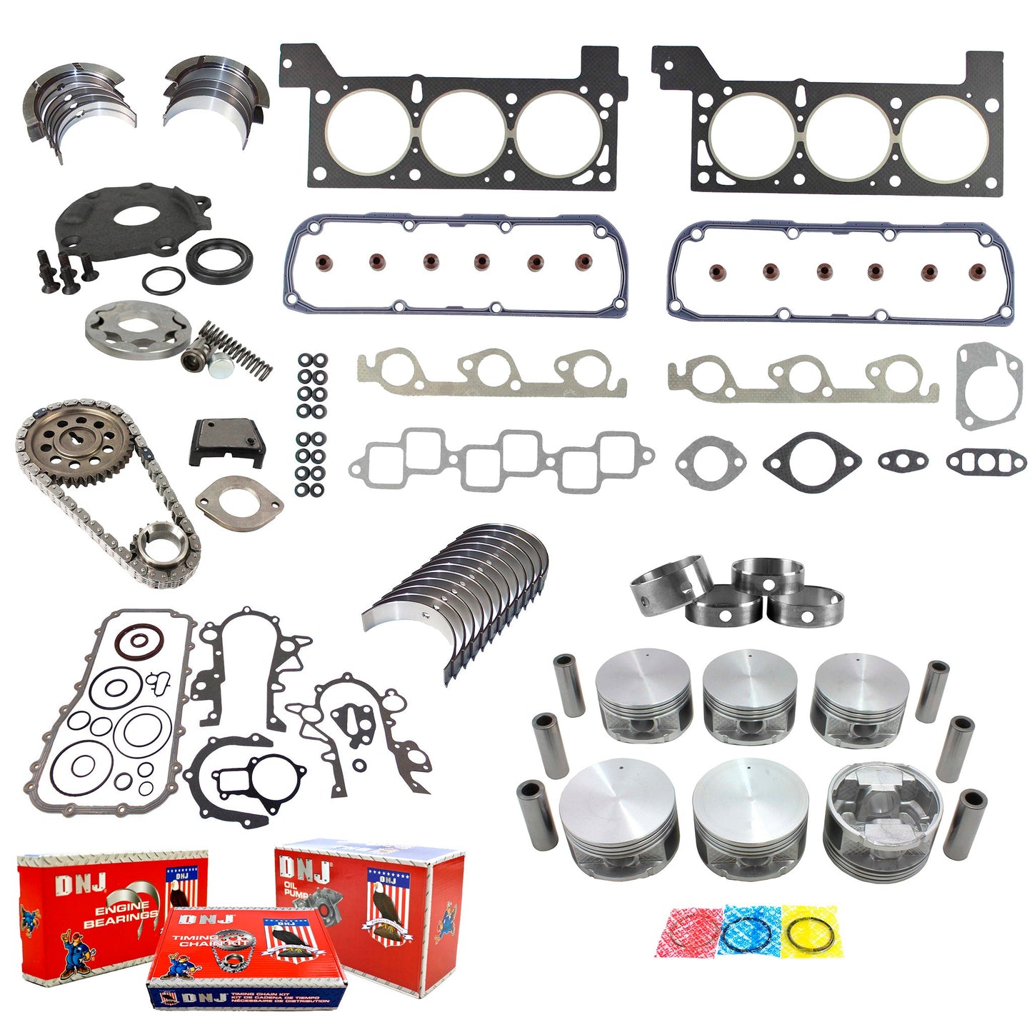 Master Engine Rebuild Kit 1998-2000 Chrysler,Dodge,Plymouth 3.8L
