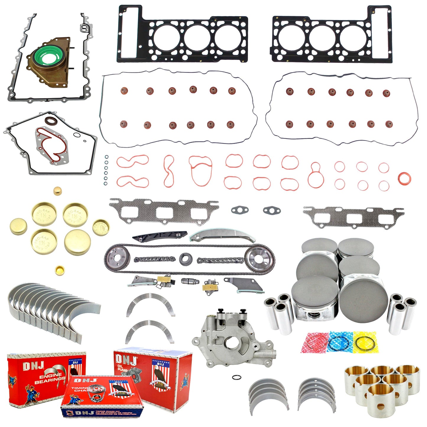 Master Engine Rebuild Kit 2009-2010 Chrysler,Dodge 2.7L