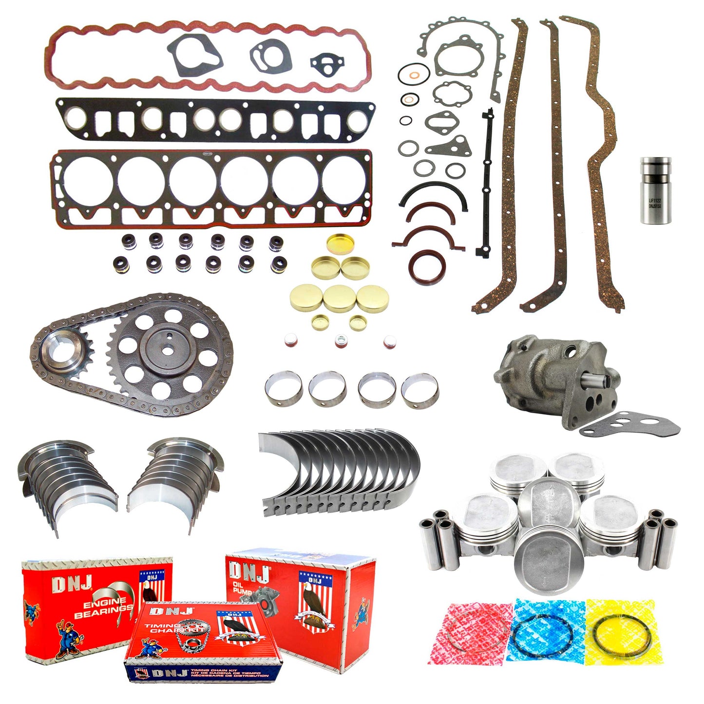 Master Engine Rebuild Kit 1987-1990 Jeep 4.0L L6