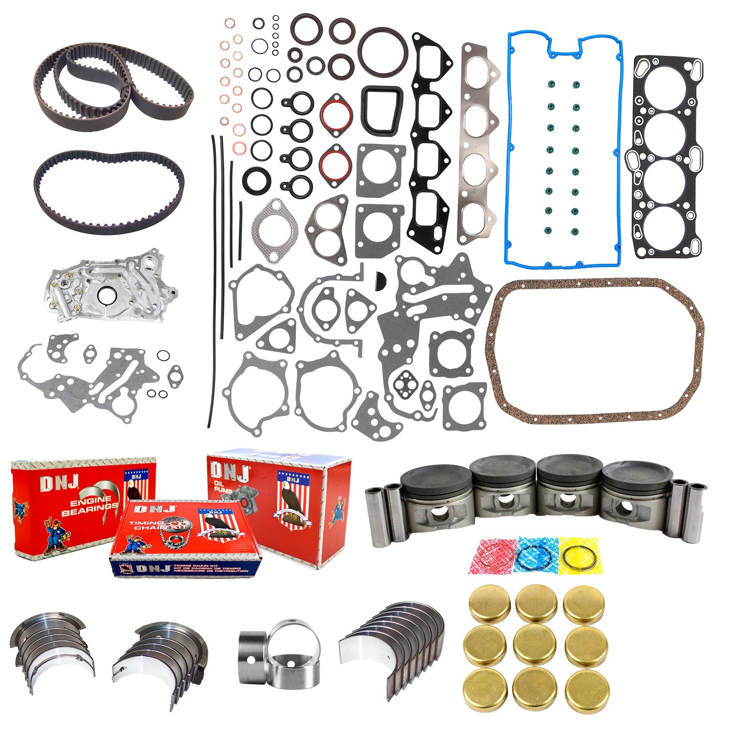 Master Engine Rebuild Kit 1990-1992 Eagle,Mitsubishi,Plymouth 2.0L