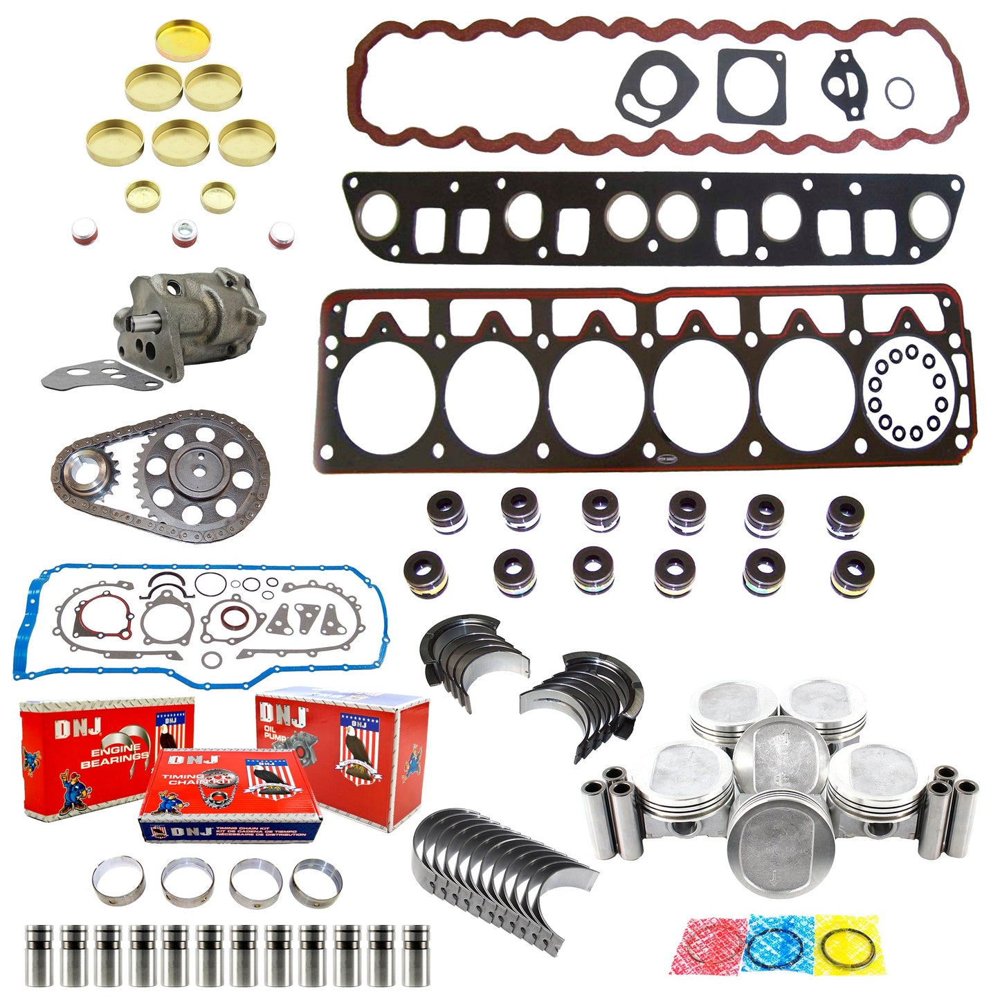 Master Engine Rebuild Kit 1992-1993 Jeep 4.0L