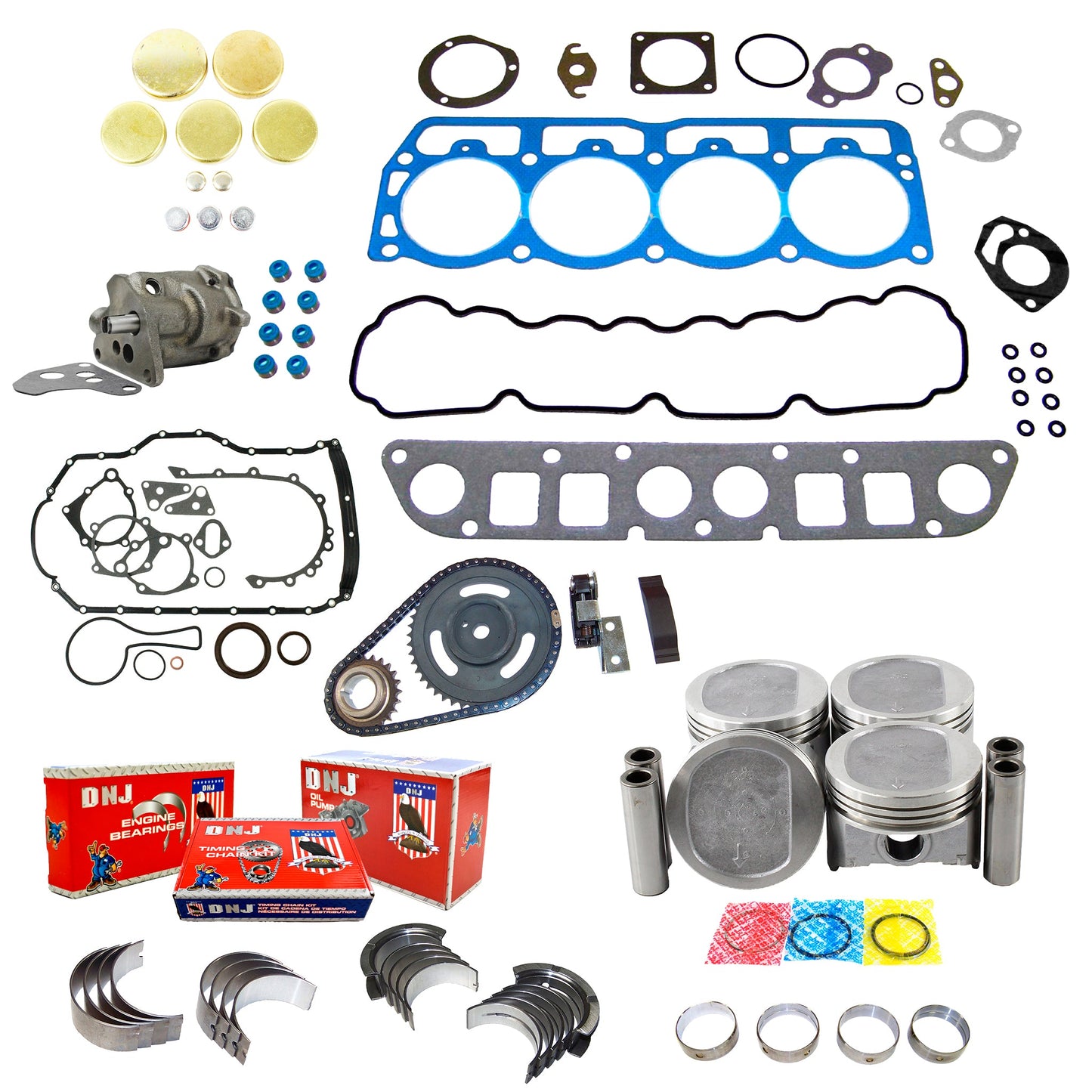Master Engine Rebuild Kit 1994-1995 Jeep 2.5L