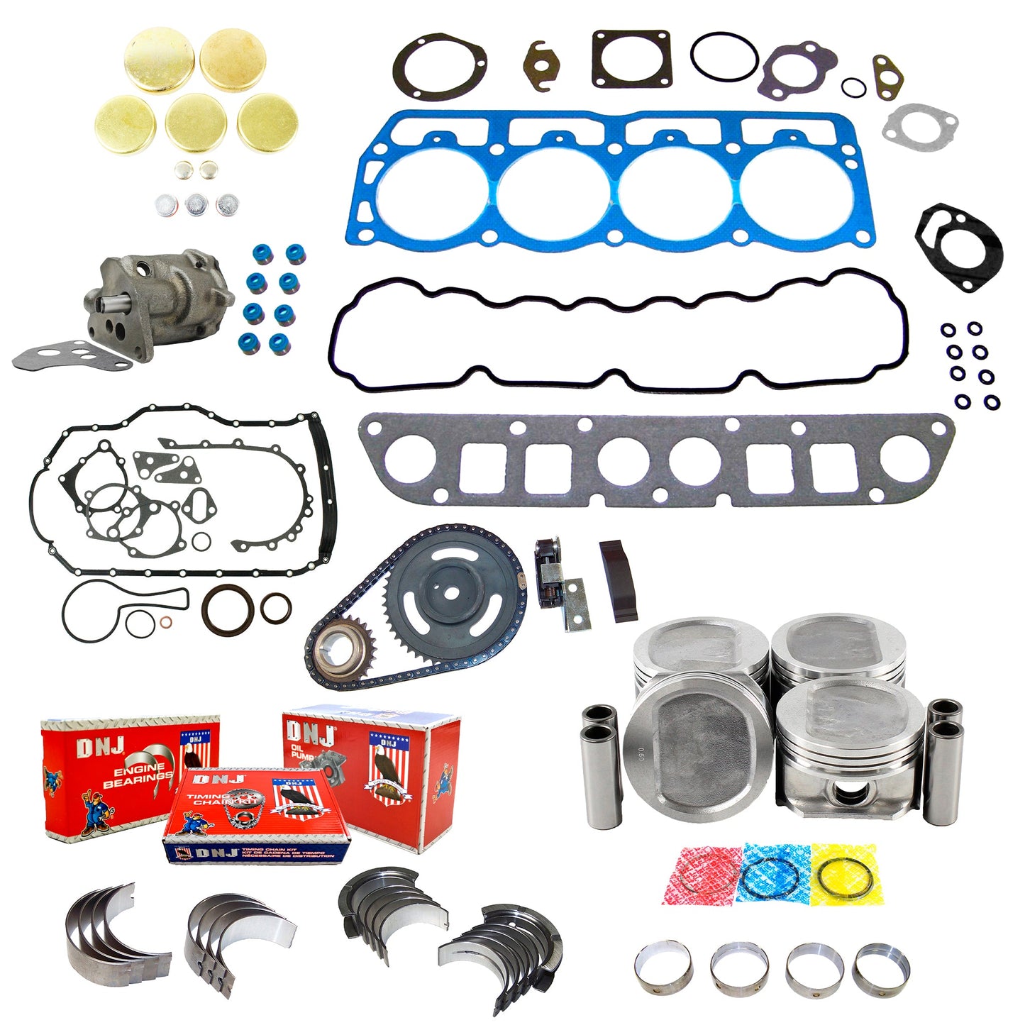 Master Engine Rebuild Kit 1996 Dodge,Jeep 2.5L