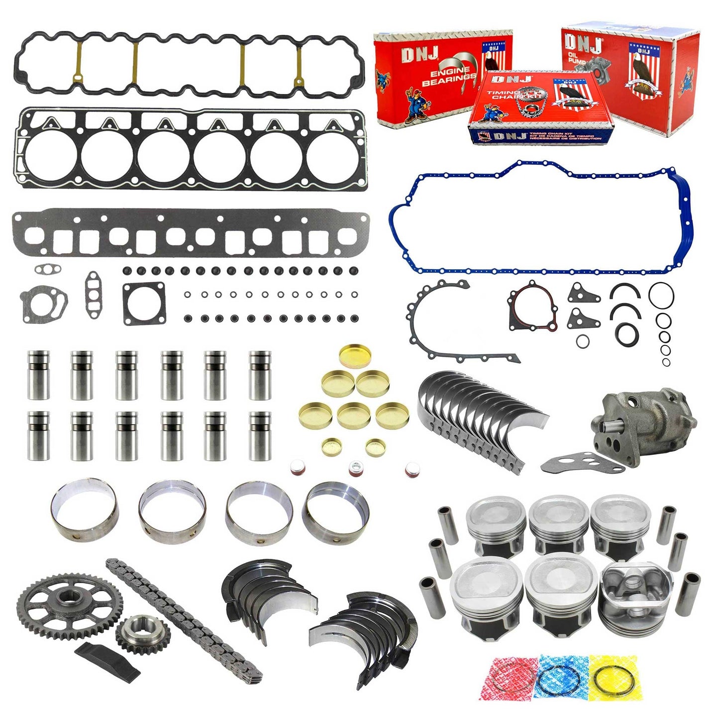 Master Engine Rebuild Kit 2001-2003 Jeep 4.0L