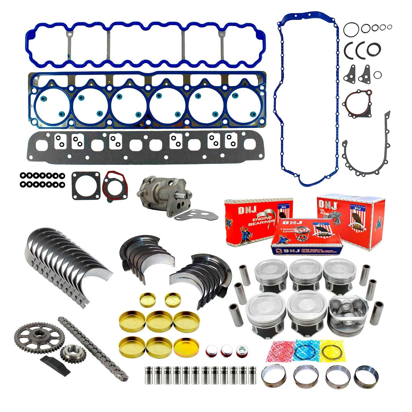 Master Engine Rebuild Kit 2004-2006 Jeep 4.0L L6
