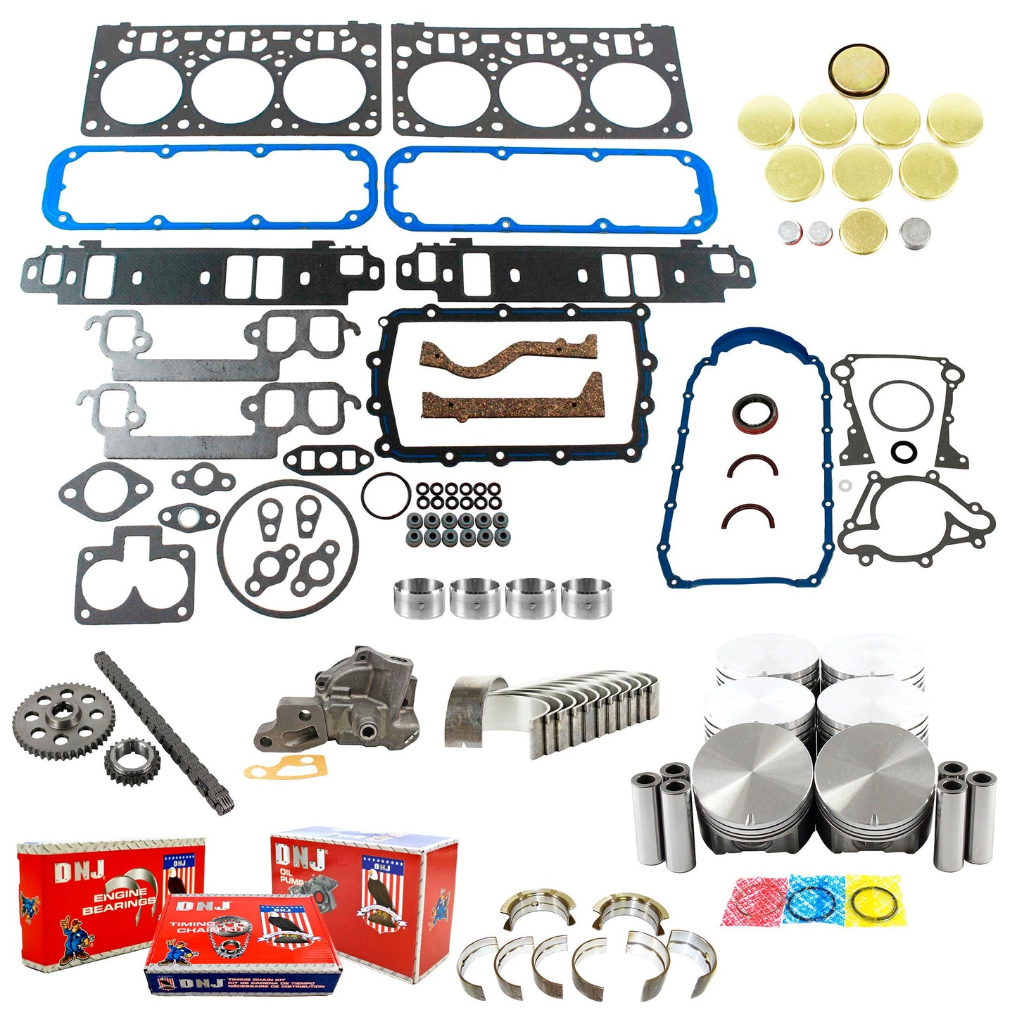 Master Engine Rebuild Kit 1992-1996 Dodge 3.9L