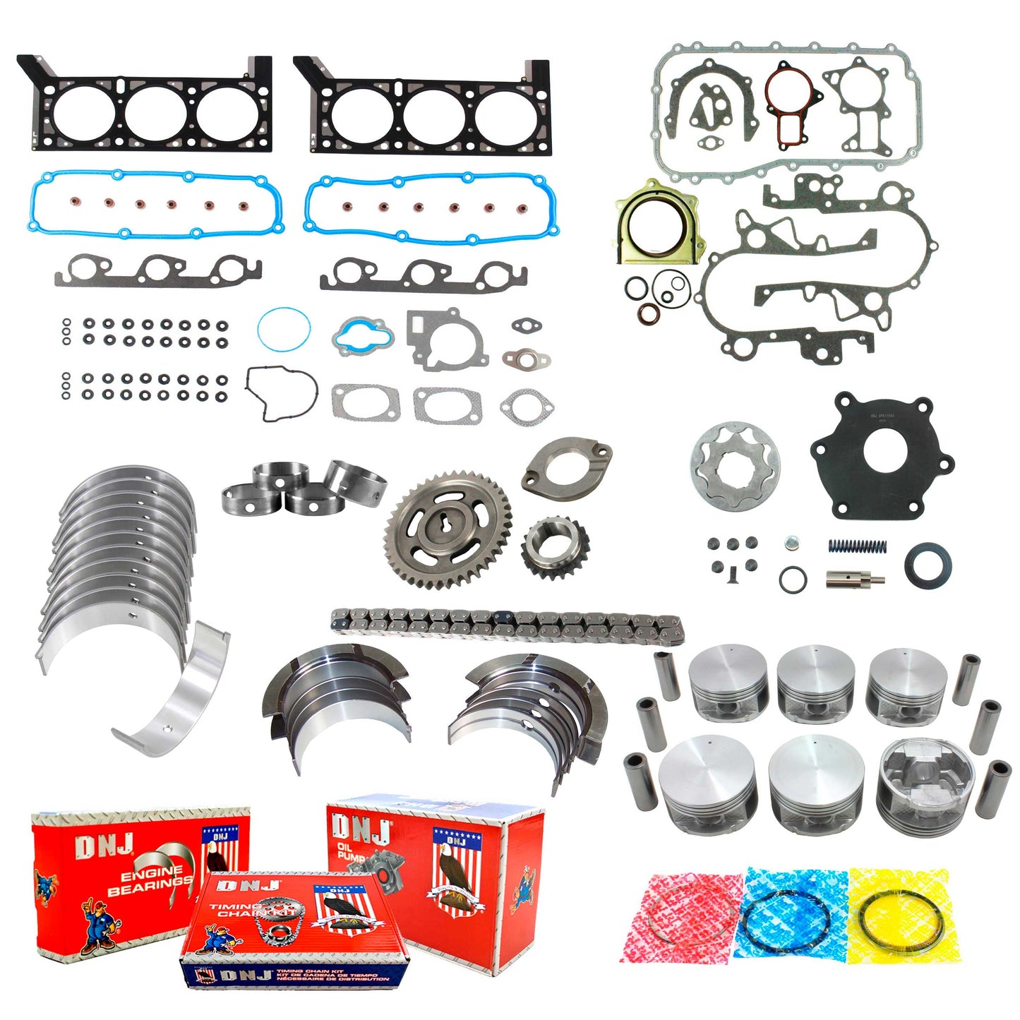 Master Engine Rebuild Kit 2009-2010 Chrysler,Dodge,Volkswagen 3.8L