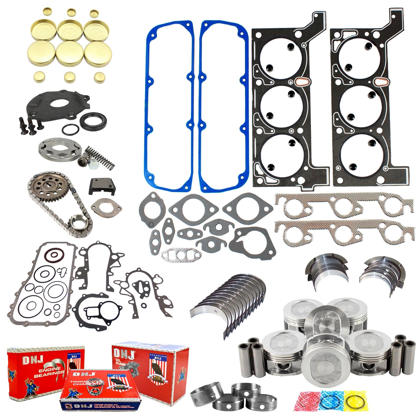Master Engine Rebuild Kit 1990-1997 Chrysler,Dodge,Eagle,Plymouth 3.3L
