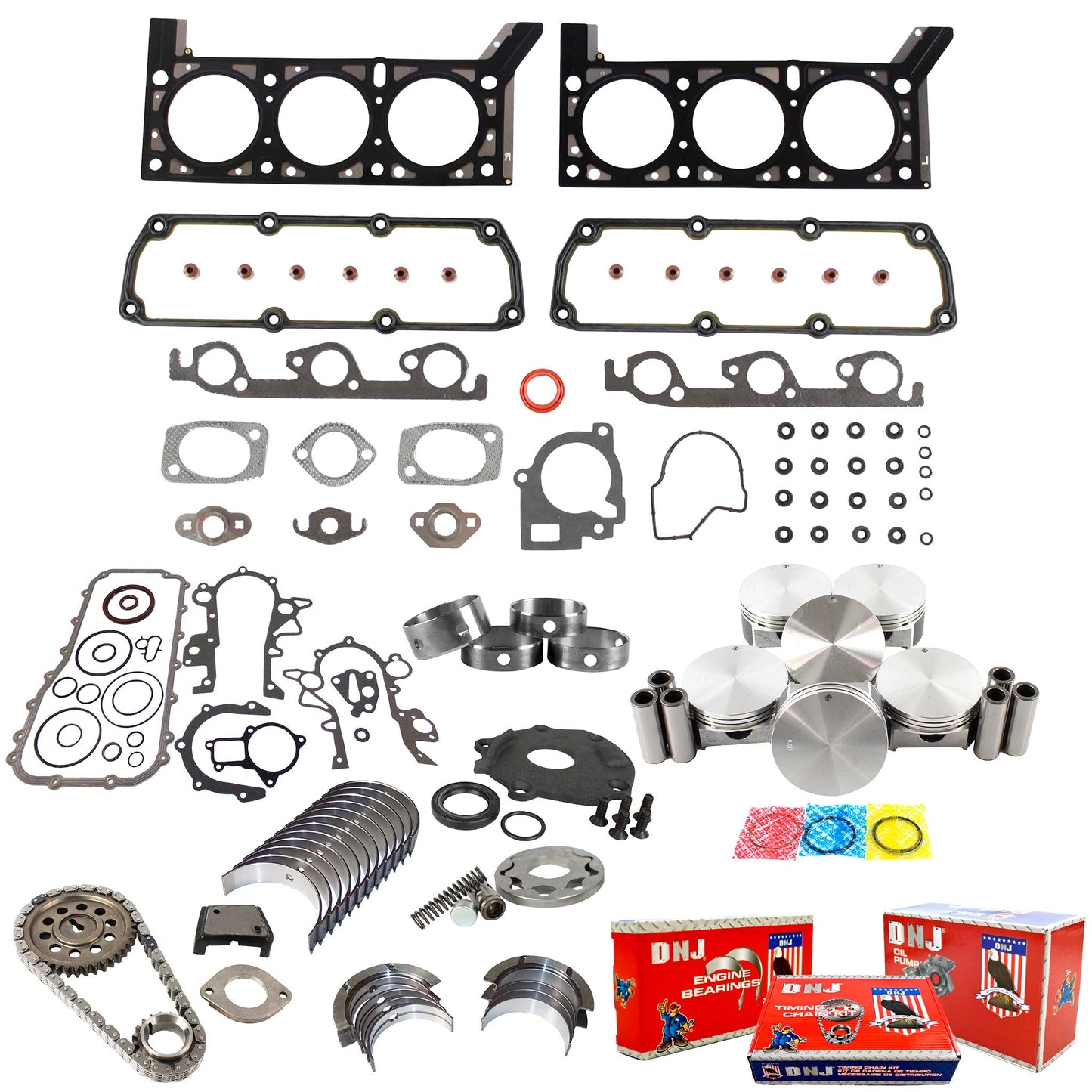 Master Engine Rebuild Kit 2001-2003 Chrysler,Dodge 3.3L