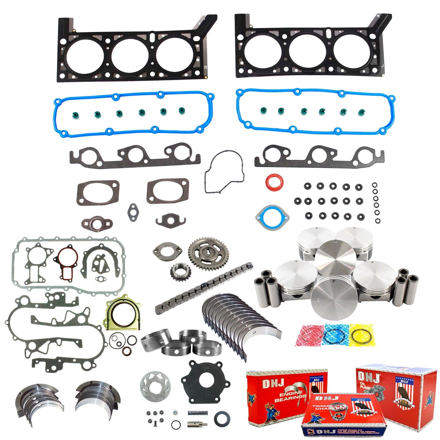 Master Engine Rebuild Kit 2009-2010 Chrysler,Dodge 3.3L