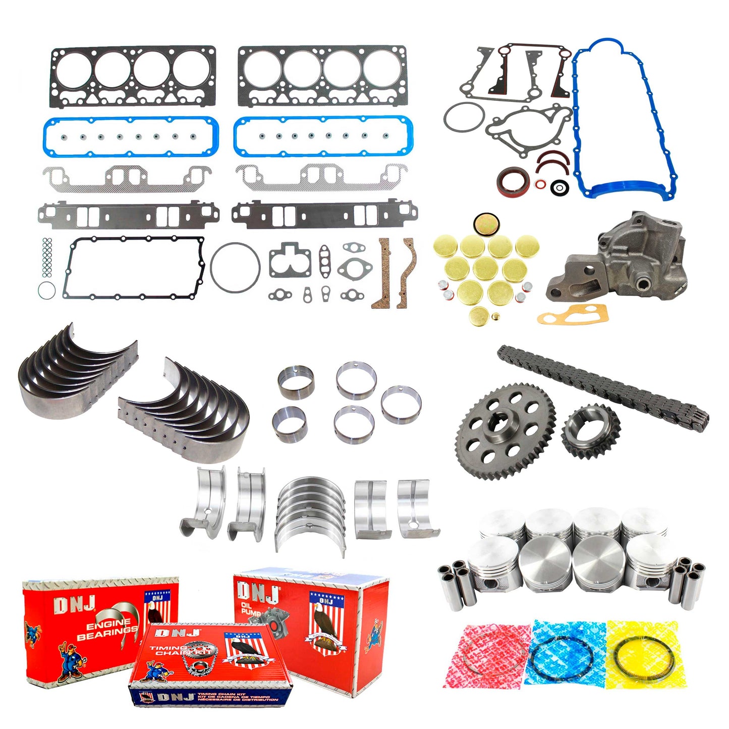 Master Engine Rebuild Kit 1992-1997 Dodge,Jeep 5.2L
