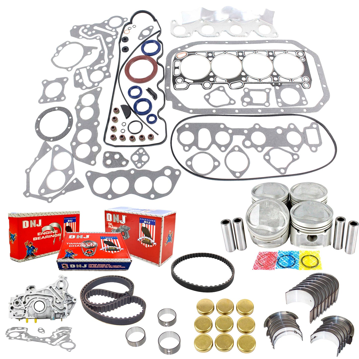 Master Engine Rebuild Kit 1990-1994 Eagle,Mitsubishi,Plymouth 1.8L