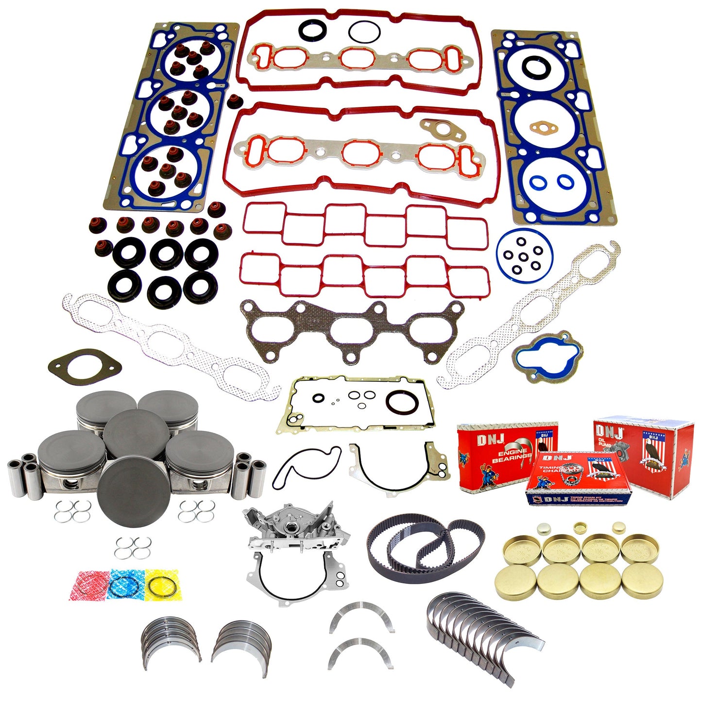 Master Engine Rebuild Kit 2007-2010 Chrysler,Dodge 3.5L
