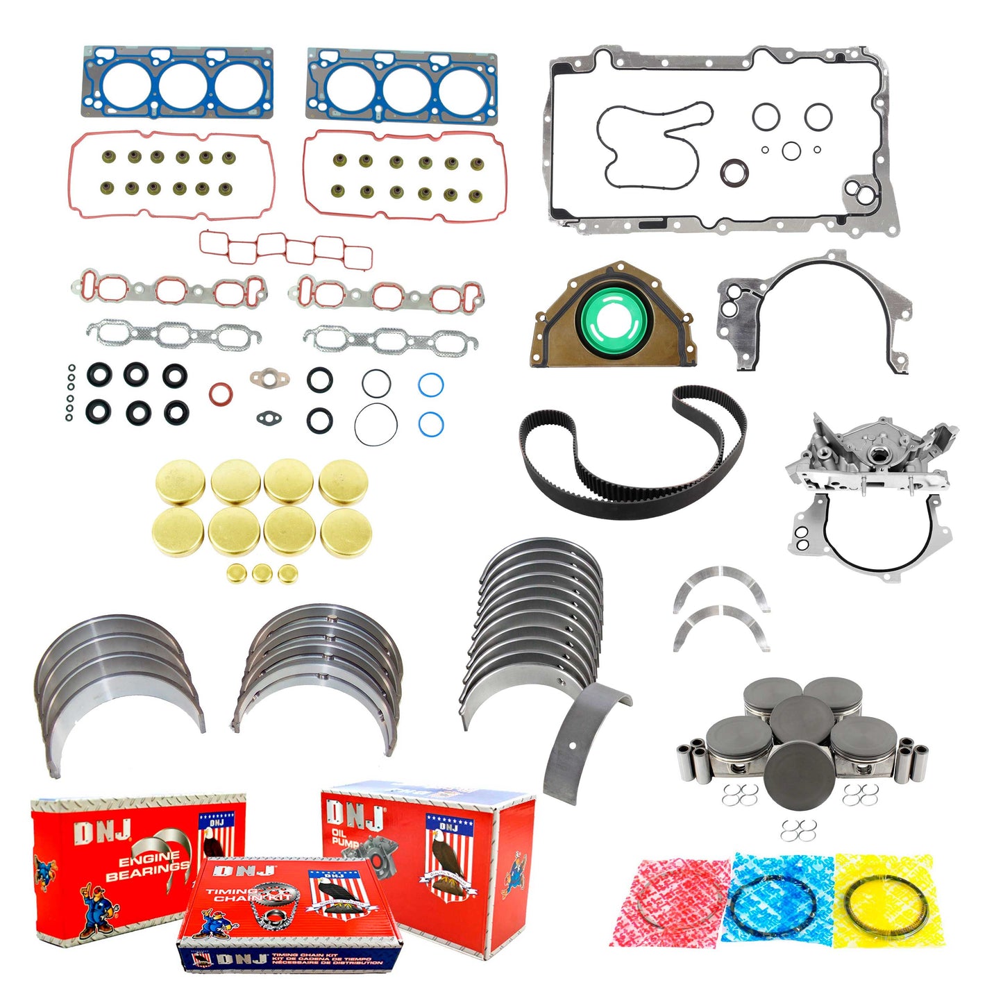 Master Engine Rebuild Kit 2007-2010 Chrysler,Dodge 3.5L