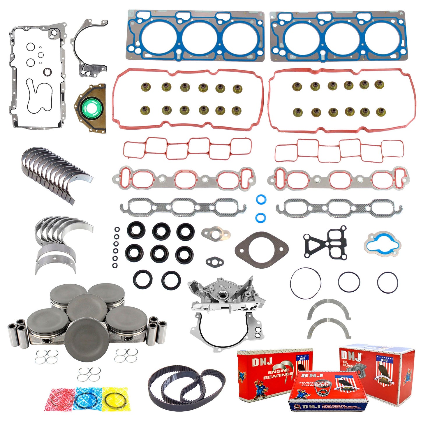 Master Engine Rebuild Kit 2007-2011 Chrysler,Dodge,Volkswagen 4.0L