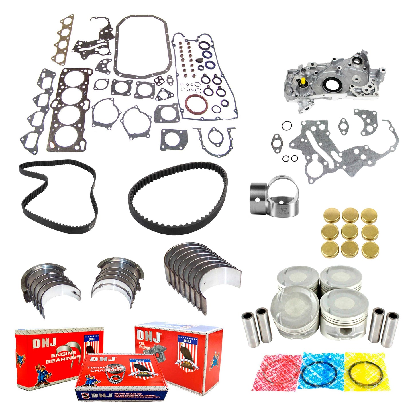 Master Engine Rebuild Kit 1994-1995 Hyundai 2.0L