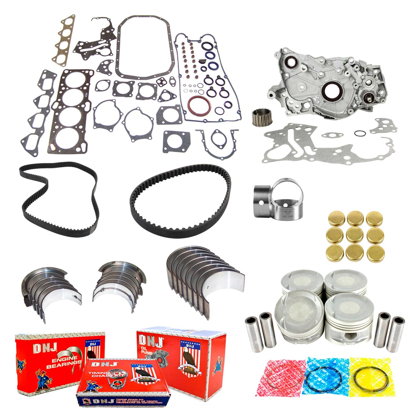 Master Engine Rebuild Kit 1996-1998 Hyundai 2.0L