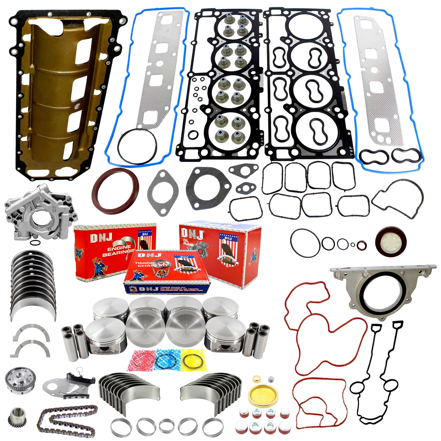 Master Engine Rebuild Kit 2005-2006 Chrysler, Dodge, Jeep 5.7L V8 HEMI