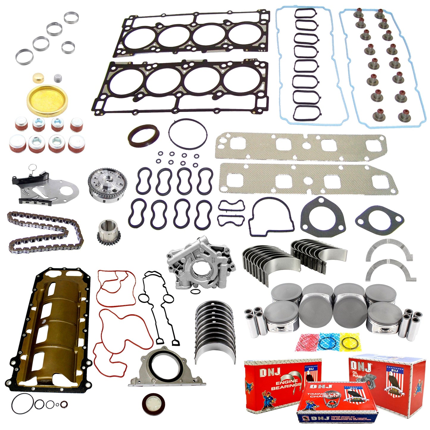 Master Engine Rebuild Kit 2007-2008 Chrysler,Dodge,Jeep 5.7L