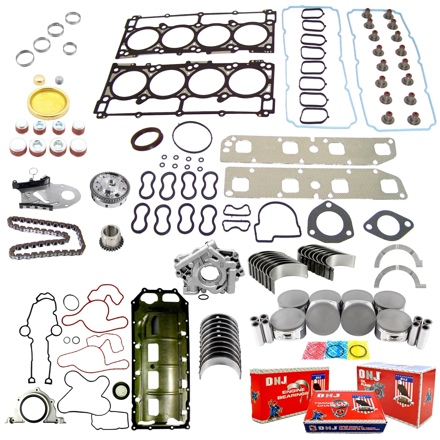 Master Engine Rebuild Kit 2007-2008 Chrysler,Dodge 5.7L