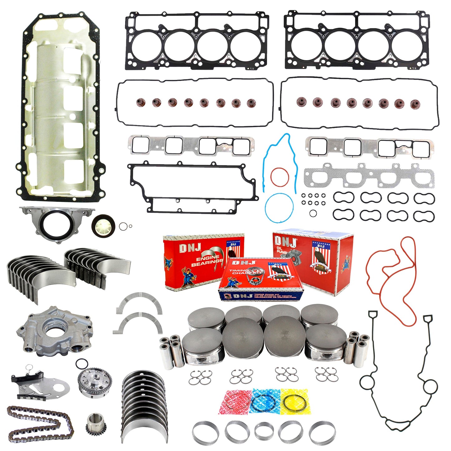 Master 6.1L V8 Hemi Rebuild Kit: 2005 to 2010 Dodge Challenger, Chrysler 300, and the Dodge Magnum