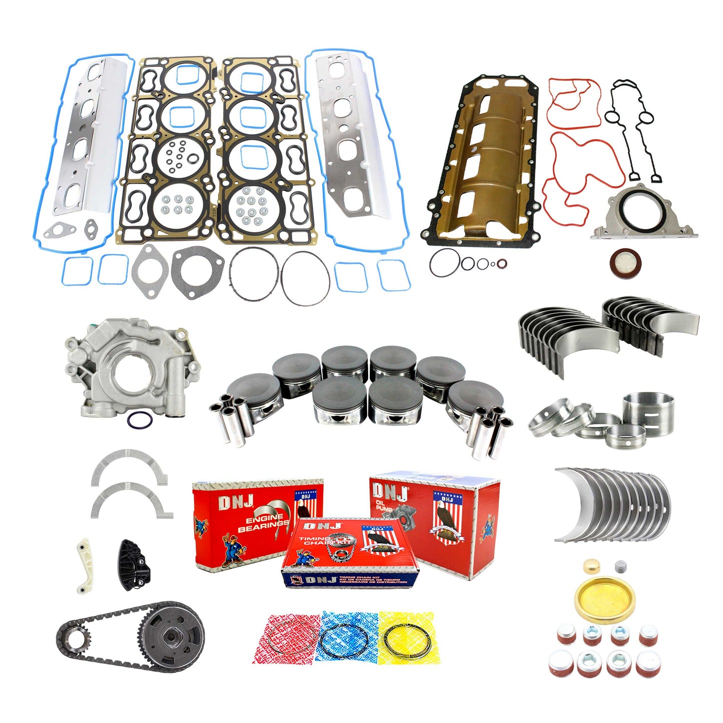 Master Engine Rebuild Kit 2009-2019 Chrysler,Dodge,Jeep 5.7L